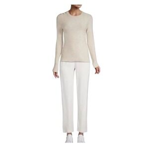 NWT $138 Lilly Pulitzer Women's Alaura Pull On Elastic Pants‎ Large Ivory Resort
